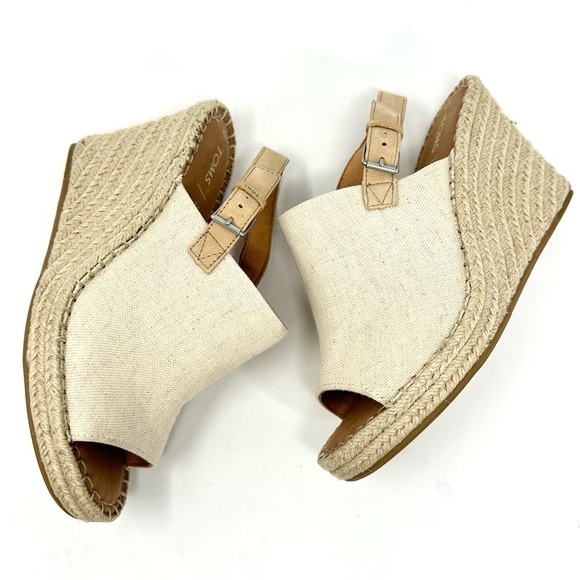 TOMS Monica Espadrille Wedge Sandal Women's - Picture 9 of 15